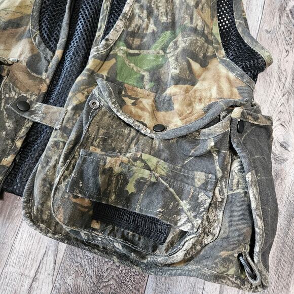 Game Winner Hunting Vest Game Bag Size Large Camo Woods Cotton Nylon Outdoor Set - Picture 9 of 15